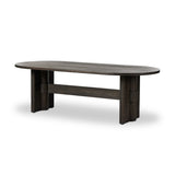 Sylvie Brushed Dark Brown Oval Dining Table | shipping 8/25/2024