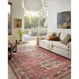 The Anniston Collection is a washable rug with traditional motifs in beautifully saturated and distressed tones. This durable area rug is power-loomed of polyester in China and designed for the busiest rooms of the home—living rooms, bedrooms, kitchens, hallways, and more. Amethyst Home provides interior design, new home construction design consulting, vintage area rugs, and lighting in the Winter Garden metro area.