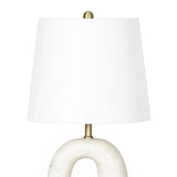 The Slinkly Marble Table Lamp is a seamless blend of elegance and nature. Crafted from solid marble, each piece is completely unique and its architecturally inspired base embodies modern sophistication. Elevate your interiors by placing it on a console table, desk, or bedside. Amethyst Home provides interior design, new home construction design consulting, vintage area rugs, and lighting in the Newport Beach metro area.