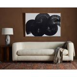 Gidget Sheepskin Ivory Sofa - Floor Model