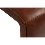 Parker Leather Raw Stitch Bench | shipping 11/29/2024