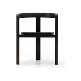 Rowan Ebonized Ash Dining Chair with Recessed Casters | shipping 11/25/2024