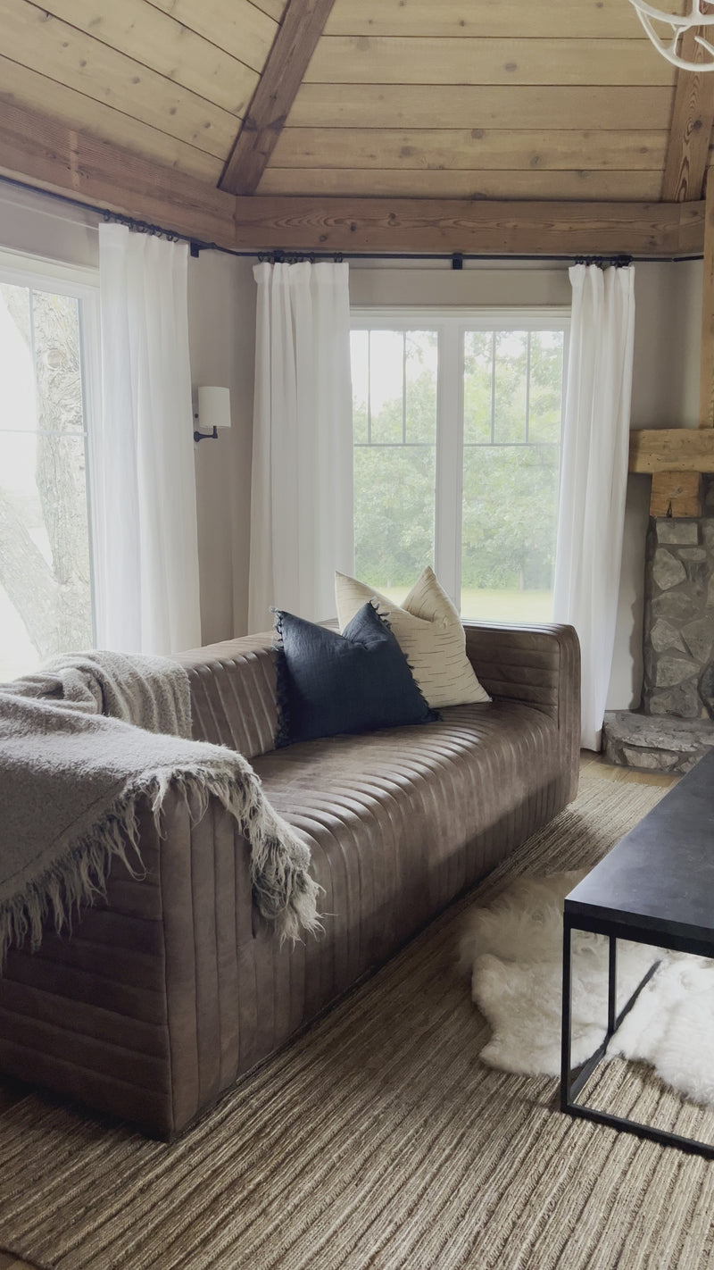This Jacques Mirror - Gunmetal is shapely, beautiful, and your new favorite mirror to take one last look in before heading out for the day! Amethyst Home provides interior design, new home construction design consulting, vintage area rugs, and lighting in the Nashville metro area.
