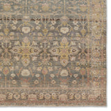 The handknotted Mihret collection gathers inspiration from traditional patterns that offer elegance and a refined, modern colorway. Expertly handcrafted in India with 64 knots per square inch for unparalleled quality, the Arpina design features traditional floral and scrolling details and a thick border. Amethyst Home provides interior design, new home construction design consulting, vintage area rugs, and lighting in the Seattle metro area.